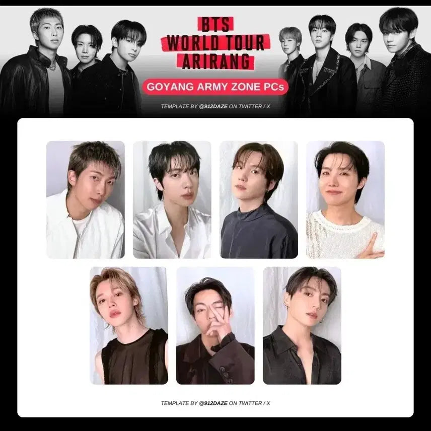 [BUNJANG] BTS Arirang Concert ARMY ZONE POB Bundle Set / (미개봉)방탄 bts 아리랑 콘서트 아미존 포카 일괄