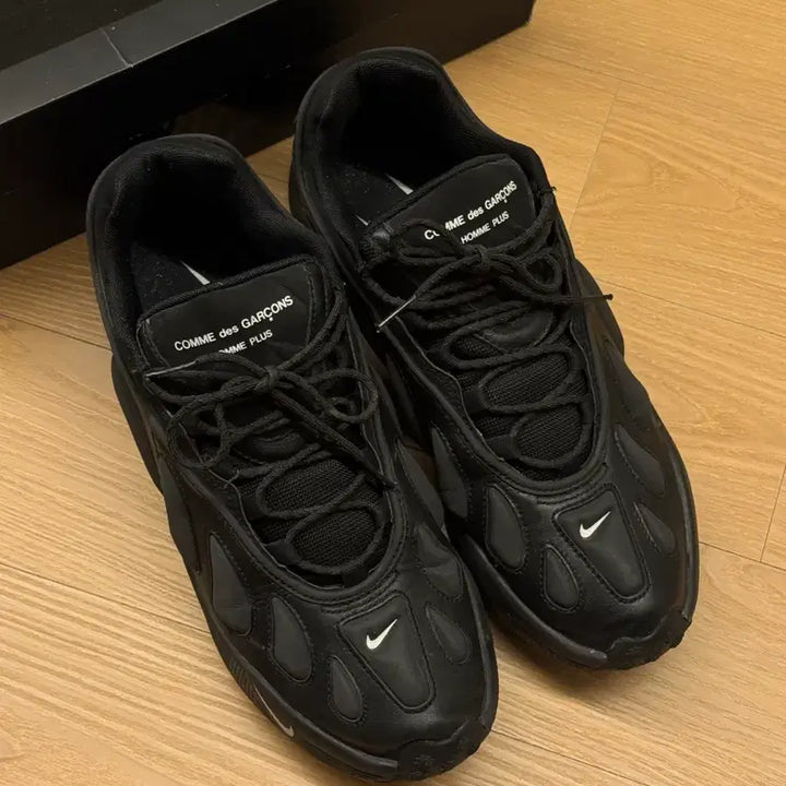 [BUNJANG] Nike x Comme des Garcons Homme Plus Sense 96 Black Sneakers / [280] 나이키 x 꼼데가르송 옴므 플러스 센스 96 블랙