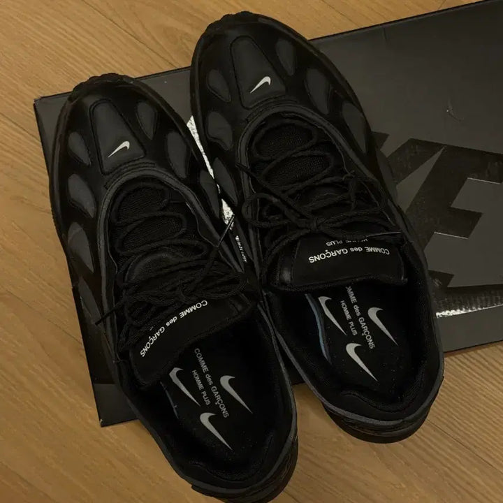 [BUNJANG] Nike x Comme des Garcons Homme Plus Sense 96 Black Sneakers / [280] 나이키 x 꼼데가르송 옴므 플러스 센스 96 블랙