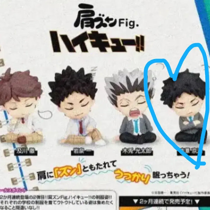 [BUNJANG] Haikyuu Akaashi Keiji Uniform Version Shoulder-Hugging Figure / 하이큐 어깨쿵 교복 버전 아카아시