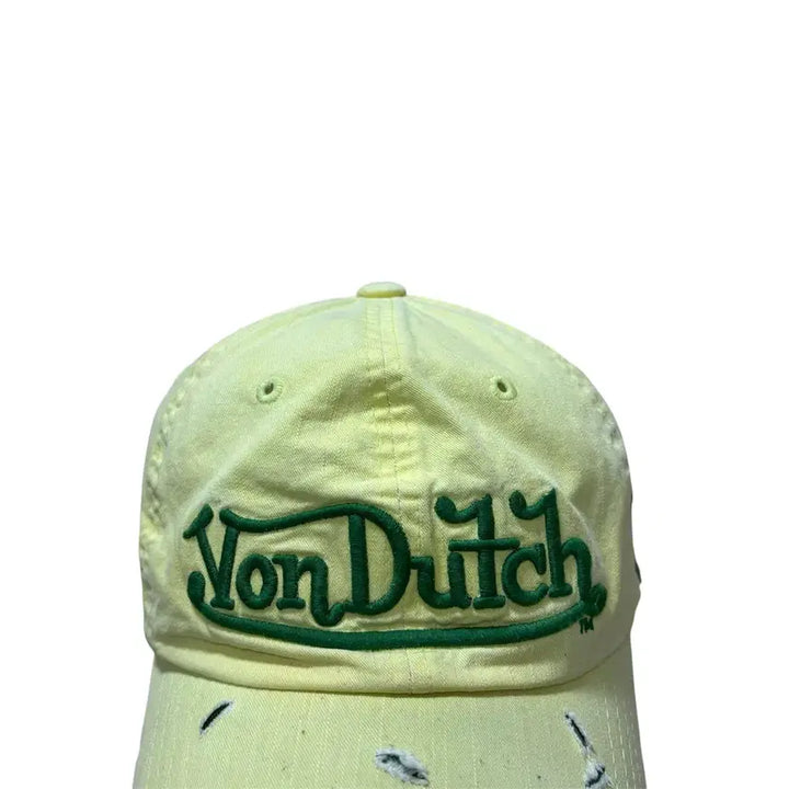 [BUNJANG] Bonderci Yellow Y2K Strap Ball Cap / 본더치 옐로우 y2k 스트랩볼캡