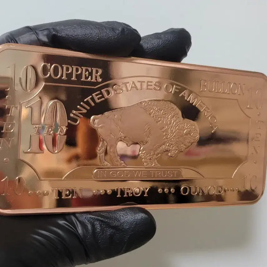 [BUNJANG] Copper Bar 10 Ounce Coin / [옛날돈지폐]  2-1광택구리바, 10온스, 코인, 주화, 화폐