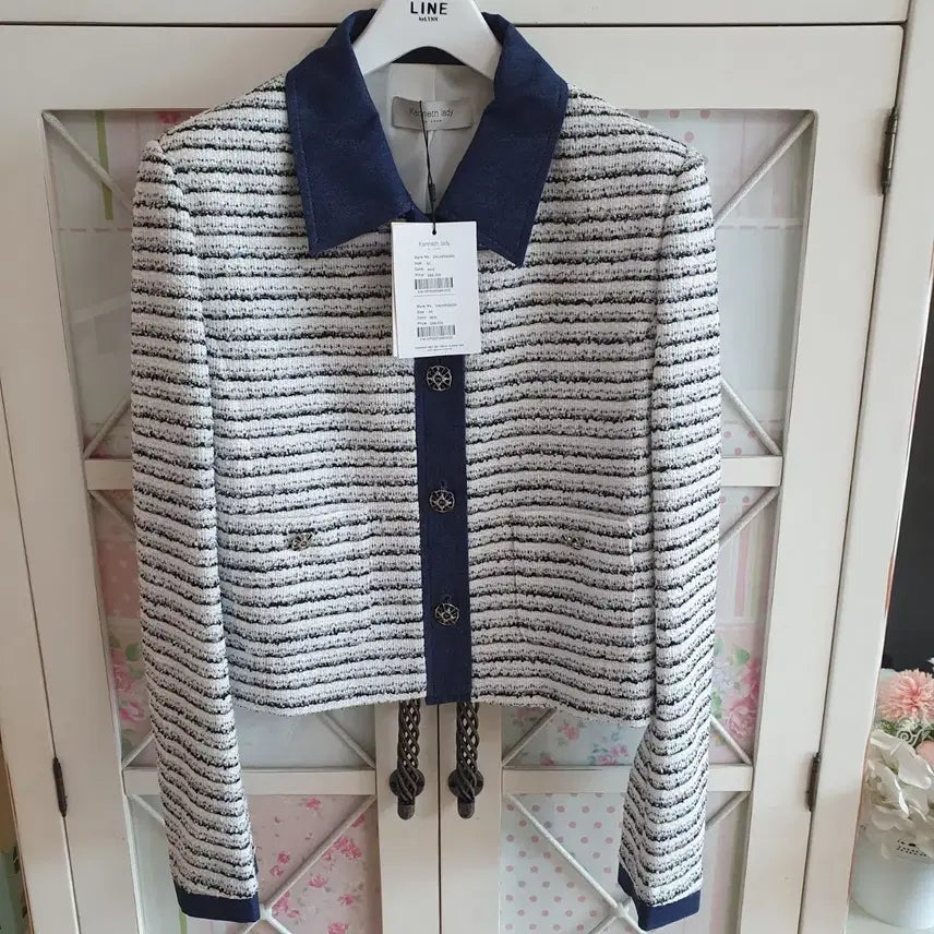 [BUNJANG] Kenneth Lady Tweed Jacket (Size 55) / 케네스레이디 트위드자켓/55 새상품