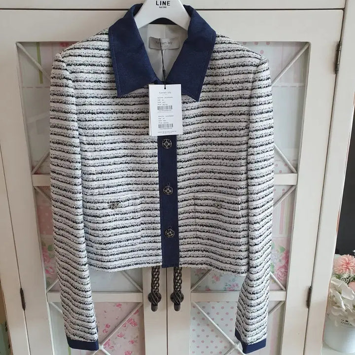 [BUNJANG] Kenneth Lady Tweed Jacket (Size 55) / 케네스레이디 트위드자켓/55 새상품