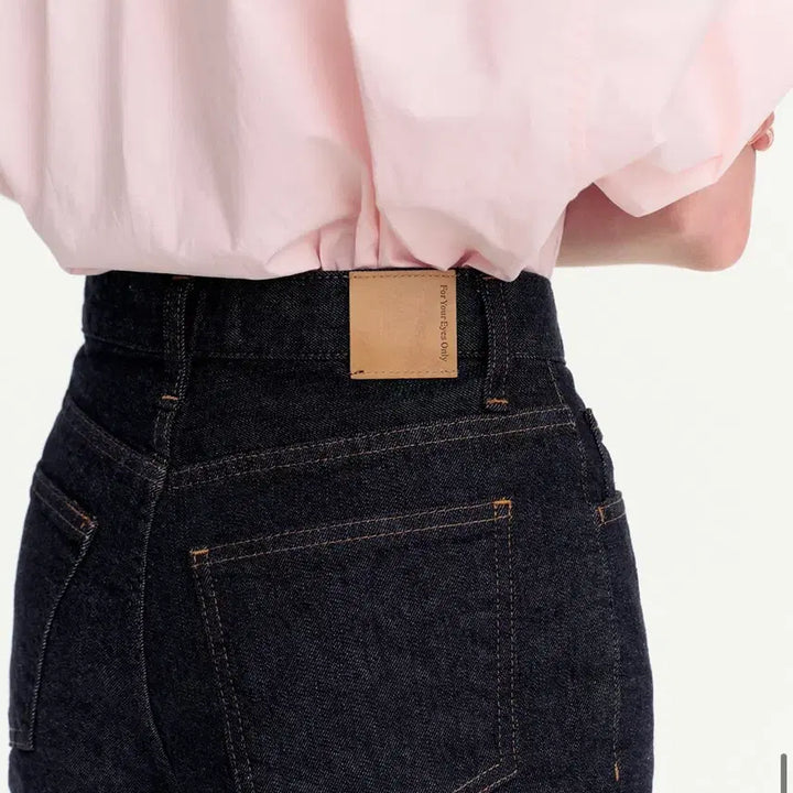 [BUNJANG] FYEO May Straight Raw Denim Jeans / 포유온 FYEO 메이 스트레이트 생지데님 새상품