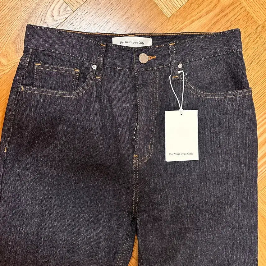 [BUNJANG] FYEO May Straight Raw Denim Jeans / 포유온 FYEO 메이 스트레이트 생지데님 새상품
