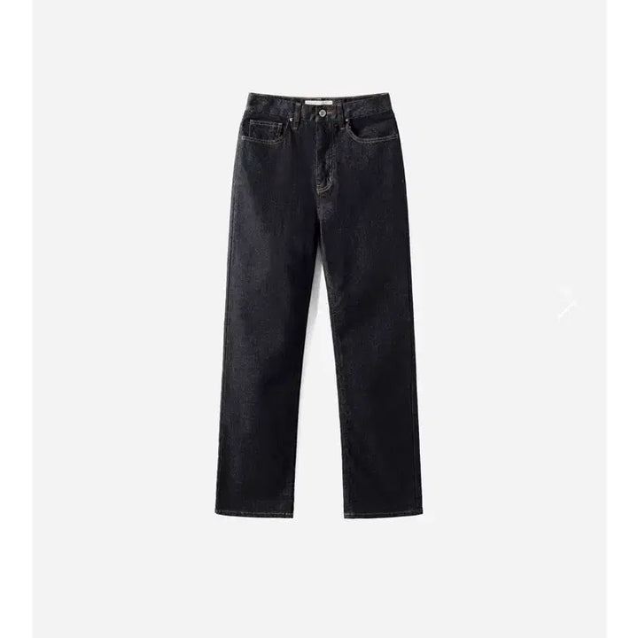 [BUNJANG] FYEO May Straight Raw Denim Jeans / 포유온 FYEO 메이 스트레이트 생지데님 새상품