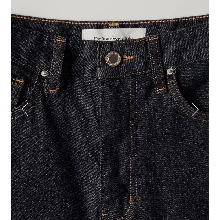 [BUNJANG] FYEO May Straight Raw Denim Jeans / 포유온 FYEO 메이 스트레이트 생지데님 새상품