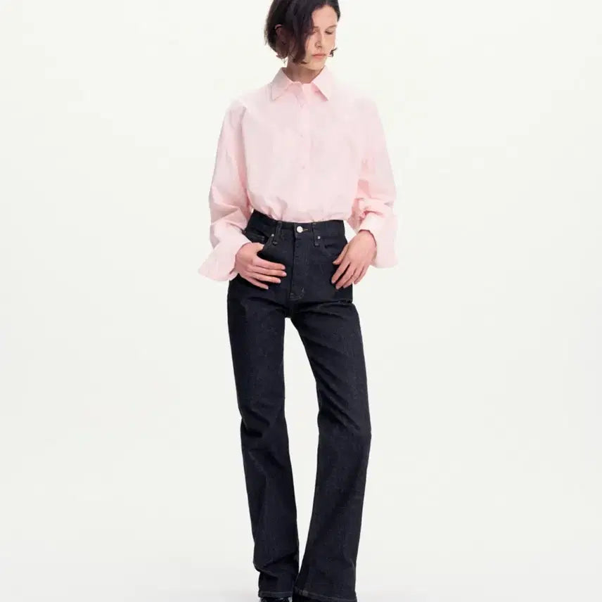 [BUNJANG] FYEO May Straight Raw Denim Jeans / 포유온 FYEO 메이 스트레이트 생지데님 새상품