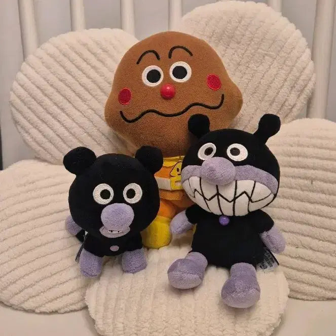 [BUNJANG] Vintage Kareman &amp; Sekkuman Plush Doll Set / 빈티지 카레맨 세균맨 봉제인형 세트