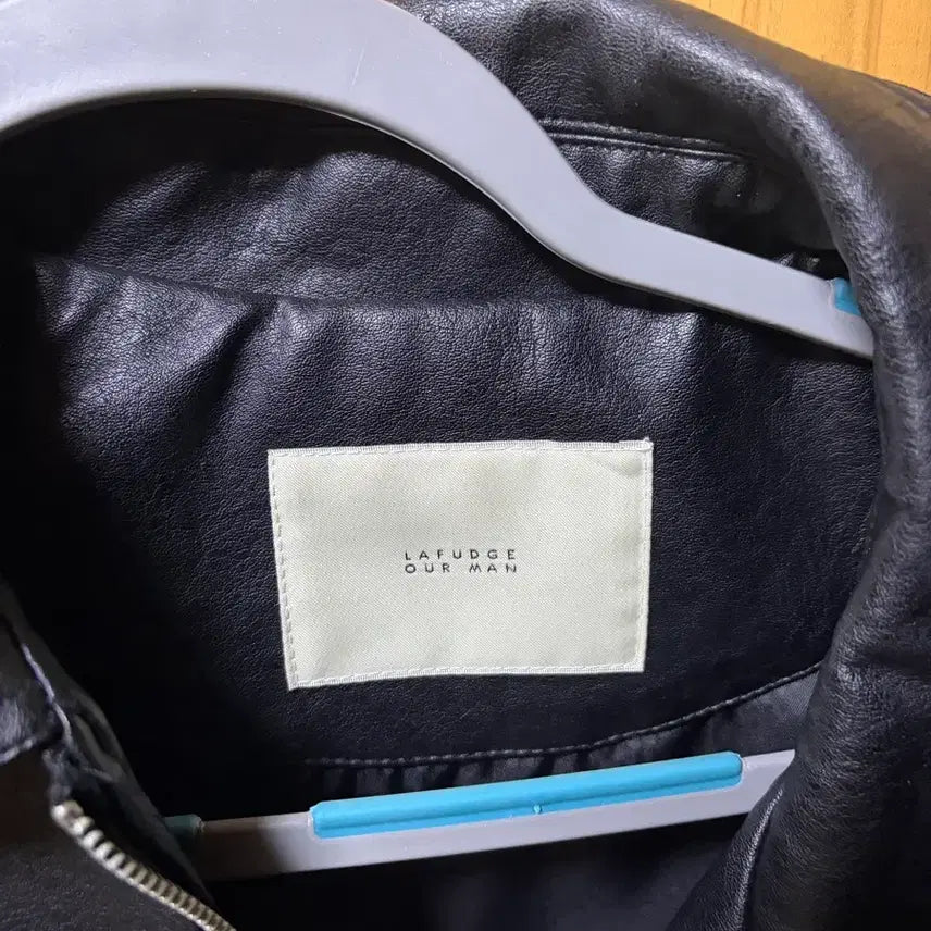 [BUNJANG] LafargeStore Black Leather Jacket / 라퍼지스토어 블랙 레더 자켓