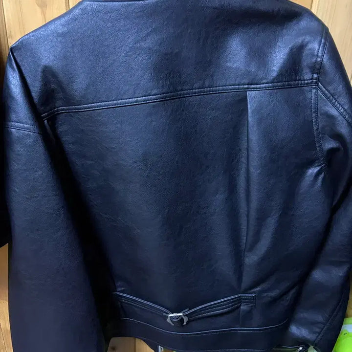 [BUNJANG] LafargeStore Black Leather Jacket / 라퍼지스토어 블랙 레더 자켓