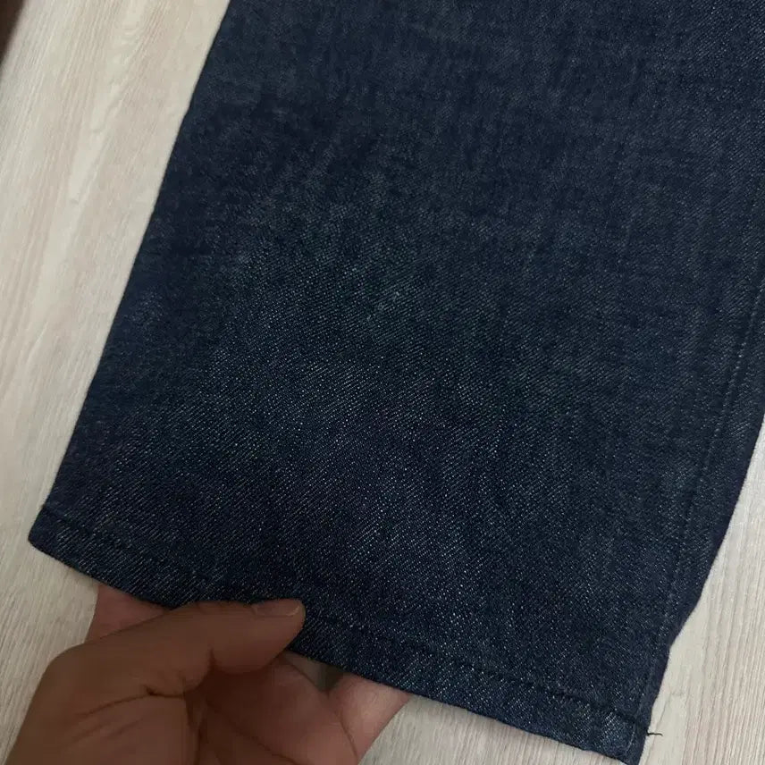 [BUNJANG] Pottery Wide Denim Jeans / 포터리 와이드 데님 진청 1사이즈 29-30