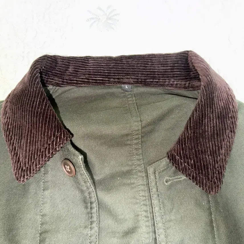 [SOLD OUT] 무인양품 코듀로이 칼라 커버올 자켓