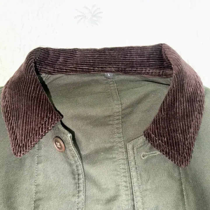 [SOLD OUT] 무인양품 코듀로이 칼라 커버올 자켓