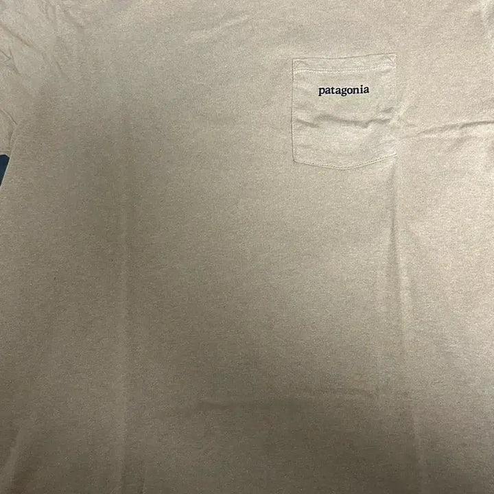 [BUNJANG] Patagonia Pocket T-Shirt Beige (M) / 파타고니아 포켓 반팔 티셔츠 베이지 M 판매합니다