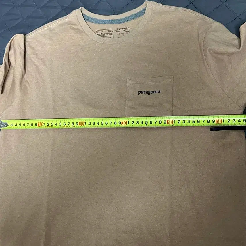[BUNJANG] Patagonia Pocket T-Shirt Beige (M) / 파타고니아 포켓 반팔 티셔츠 베이지 M 판매합니다