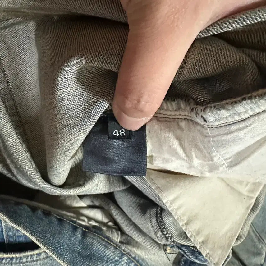 [BUNJANG] Dominance Straven Zipper Washed Jeans / [48] 도미넌스스트라반 지퍼 워싱진 청바지