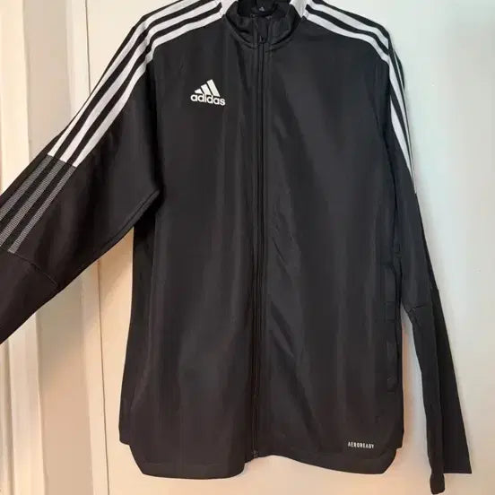 [BUNJANG] Adidas Three-Stripes Black Jersey / 아디다스 삼선 블랙 져지
