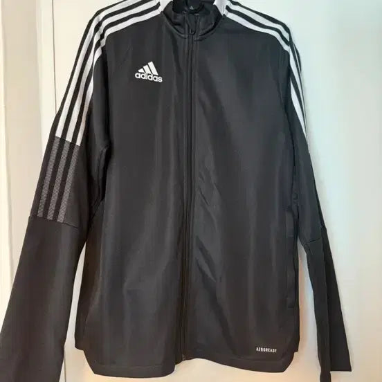 [BUNJANG] Adidas Three-Stripes Black Jersey / 아디다스 삼선 블랙 져지