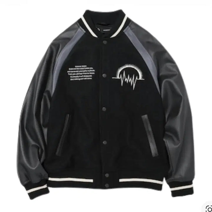 [SOLD OUT] 지유 언더커버 코스믹 노이즈 바시티자켓 L 새상품