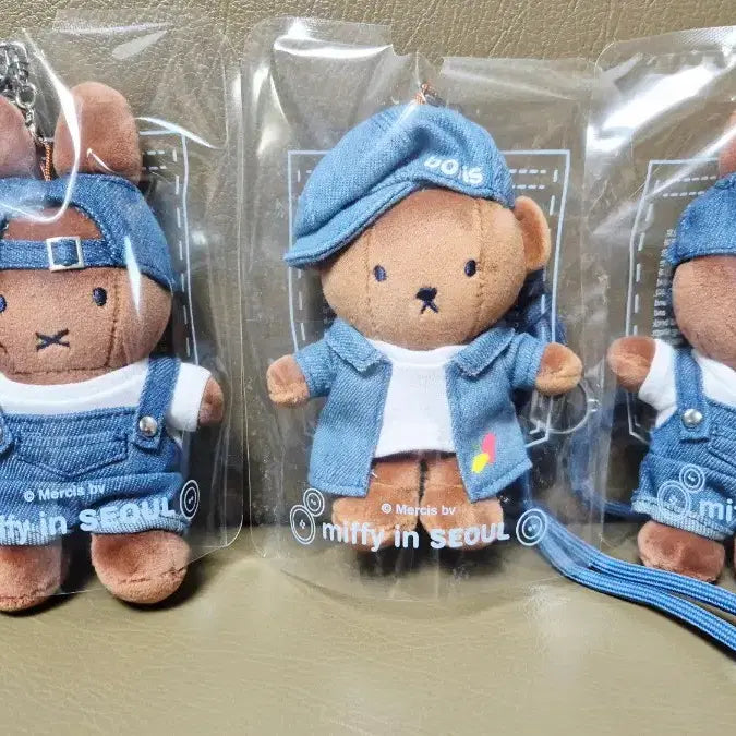 [BUNJANG] Meeffistoer Boris Denim Doll Keyring / 서울 한정 데님 미피스토어 보리스 인형키링