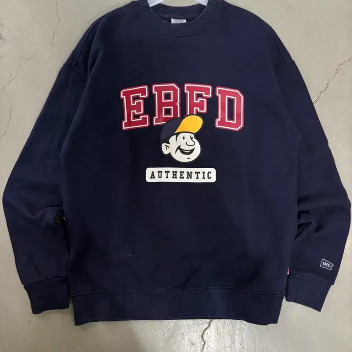 [BUNJANG] EBETFIELDS Logo Sweatshirt - Size S / 만원샵 이벳필드 로고 맨투맨 S