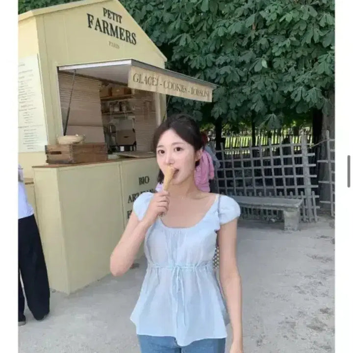[BUNJANG] Shop Ove Blouse / 샵 오브 shop ove 블라우스