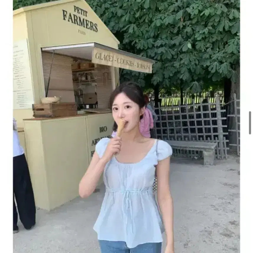 [BUNJANG] Shop Ove Blouse / 샵 오브 shop ove 블라우스
