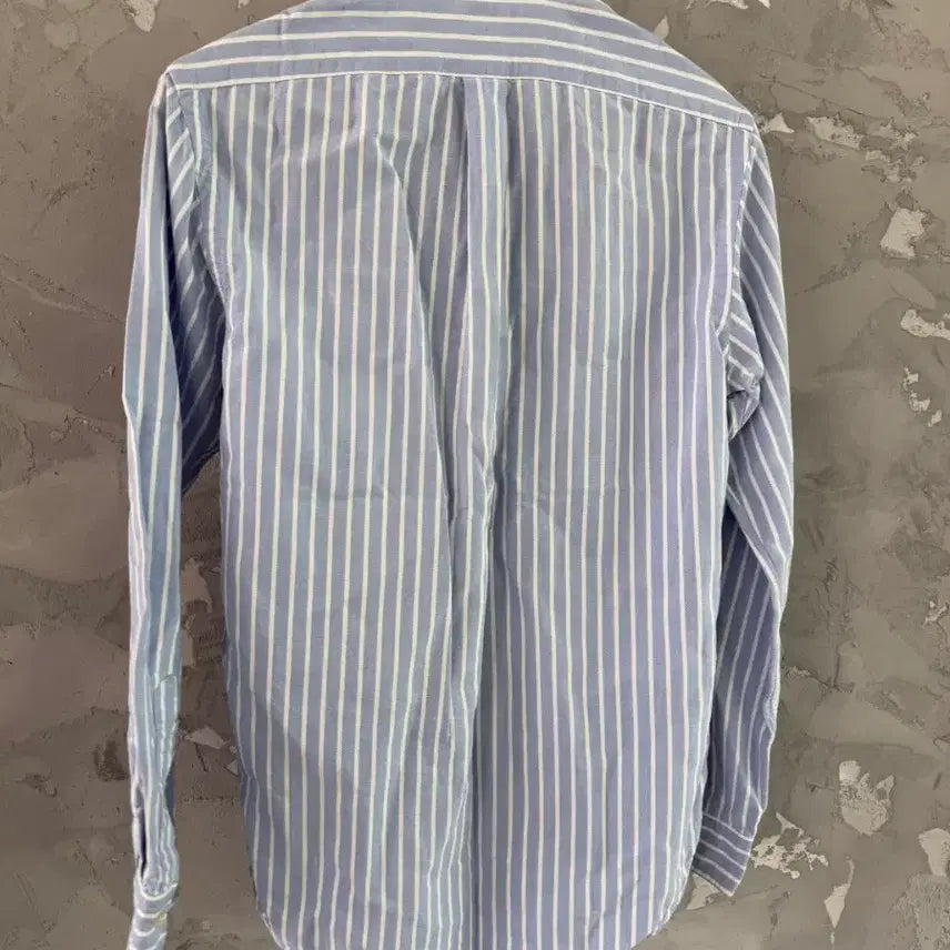 [BUNJANG] Polo Ralph Lauren Blue Stripe Shirt / 폴로 랄프로렌의 블루 스트라이프 셔츠 실측90-95