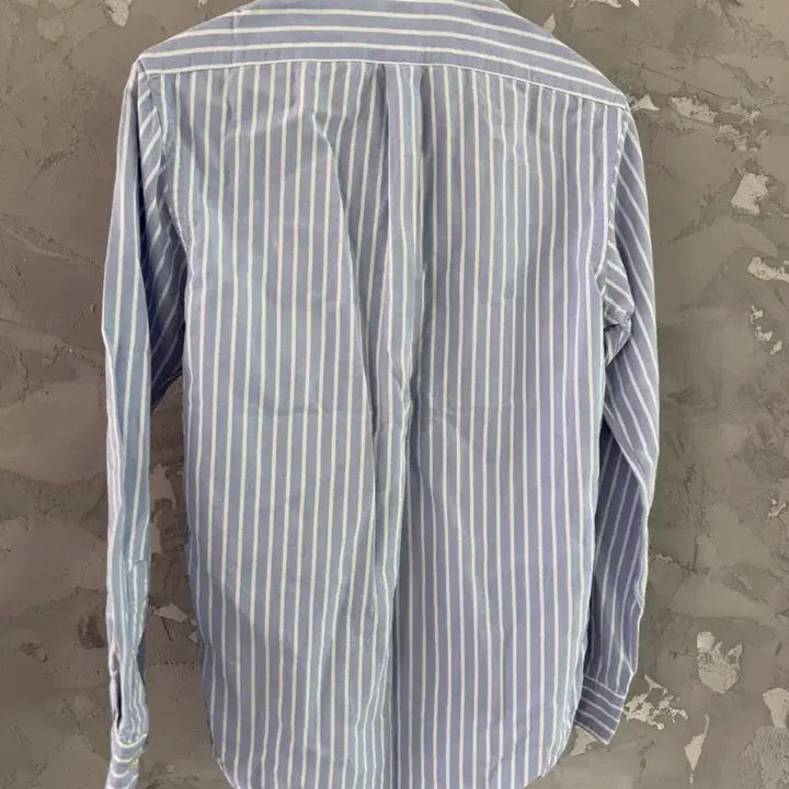 [BUNJANG] Polo Ralph Lauren Blue Stripe Shirt / 폴로 랄프로렌의 블루 스트라이프 셔츠 실측90-95