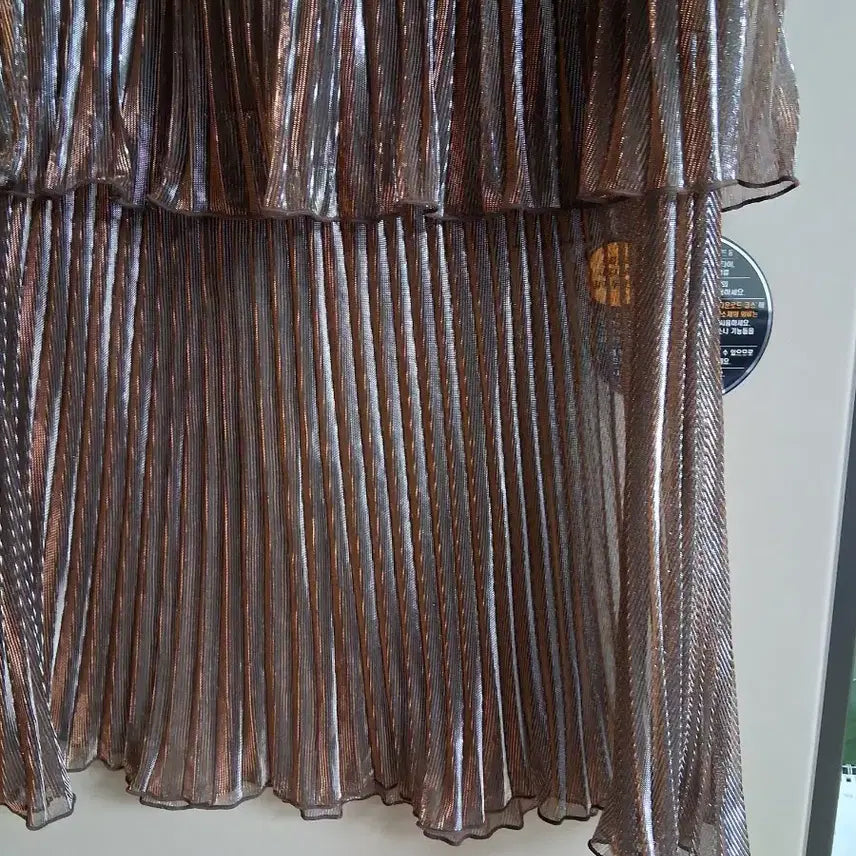 [BUNJANG] Self-Portrait Metallic Ruffle Skirt / 셀프포트레이트 메탈 캉캉 스커트