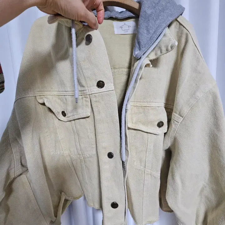 [BUNJANG] Detachable Hood Washed Denim Jacket / 후드탈착 청자켓