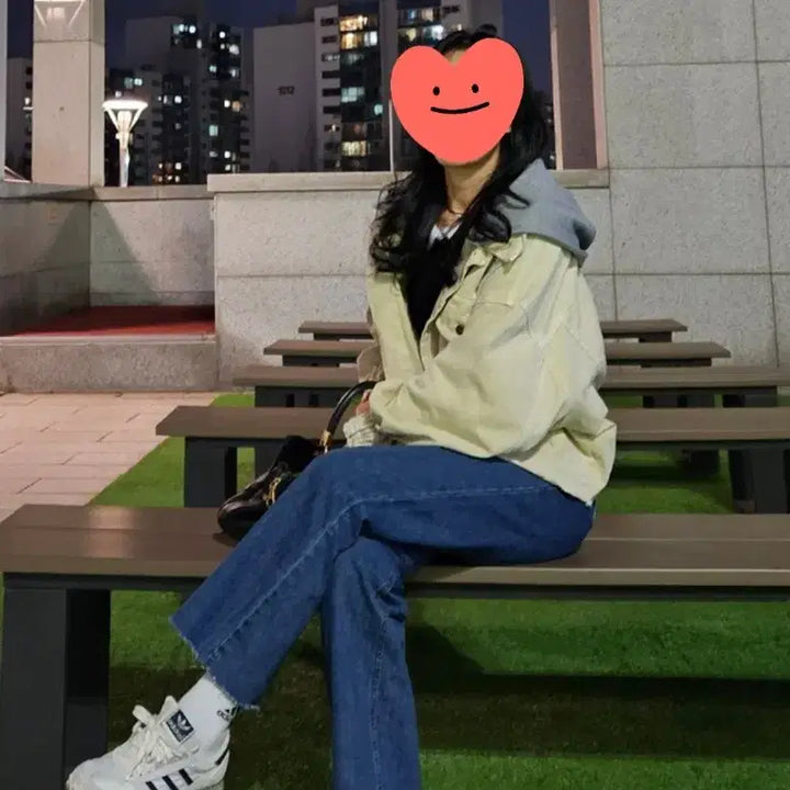 [BUNJANG] Detachable Hood Washed Denim Jacket / 후드탈착 청자켓