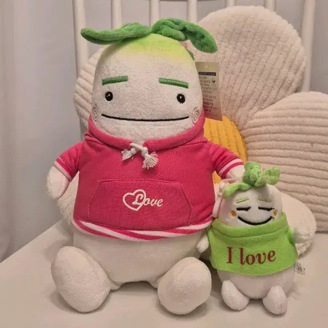 [BUNJANG] Classic Radish Dolls Set / 고전 무 인형 2개 세트