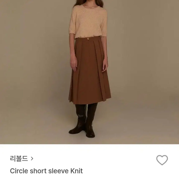 [BUNJANG] Re:Bold Orange Knit Cardigan Set / 리볼드 오렌지색 니트 반팔 + 가디건 set