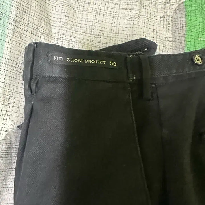 [BUNJANG] PT01 Ghost Project Black Chino Pants / PT01 고스트 프로젝트 블랙 치노 50