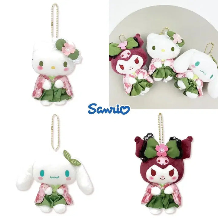 [BUNJANG] Sanrio Cinnamoroll Matcha Kimono Plush / 산리오 말차 기모노 시나모롤