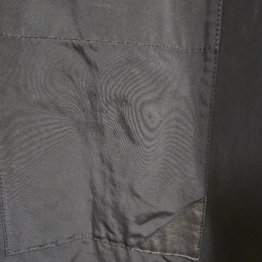 [BUNJANG] Maje Lambskin Panel Long Shirt Dress / Maje/마쥬 양피덧댄 롱셔츠겸 원피스