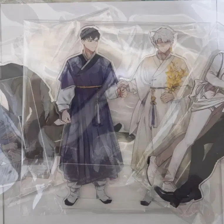 [BUNJANG] Black Badger YoonHeel Acrylic Stand Bundle Set / 블랙배저 윤힐 아크릴 3종 양도