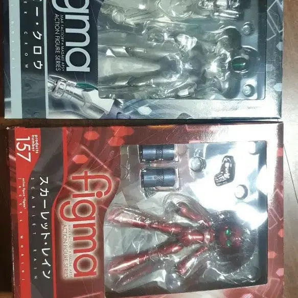 [BUNJANG] Figma Scarlet Rain &amp; Silver Crow Figure Set / 피그마 스칼렛 실버크로 세트