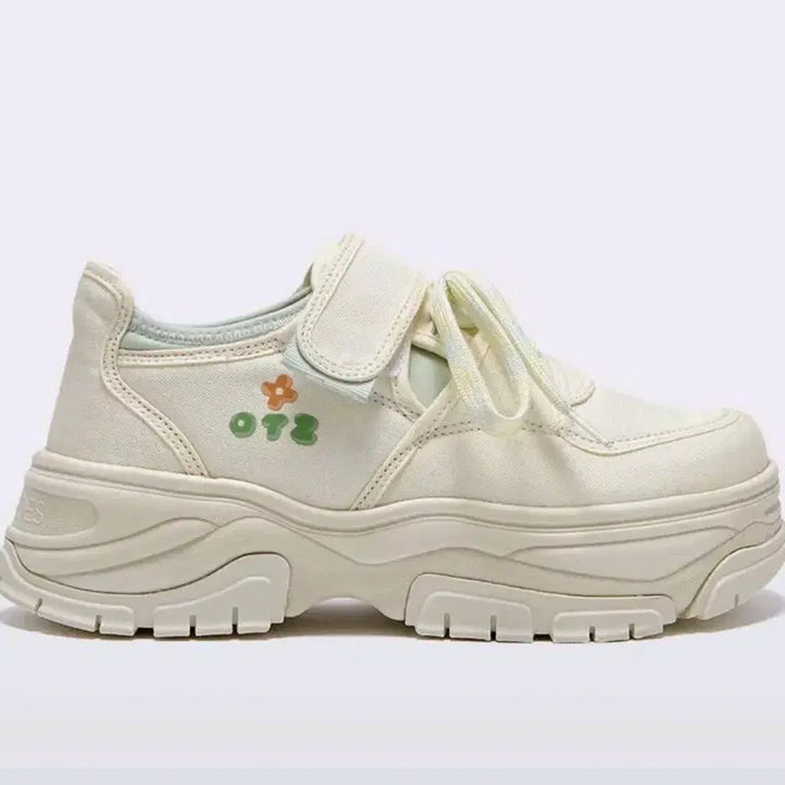 [BUNJANG] Ottie x Isle 3300 Canvas High Sneakers / 오찌x이슬로 포코리프렌즈 3300 캔버스하이 FLOTFA0W23 220
