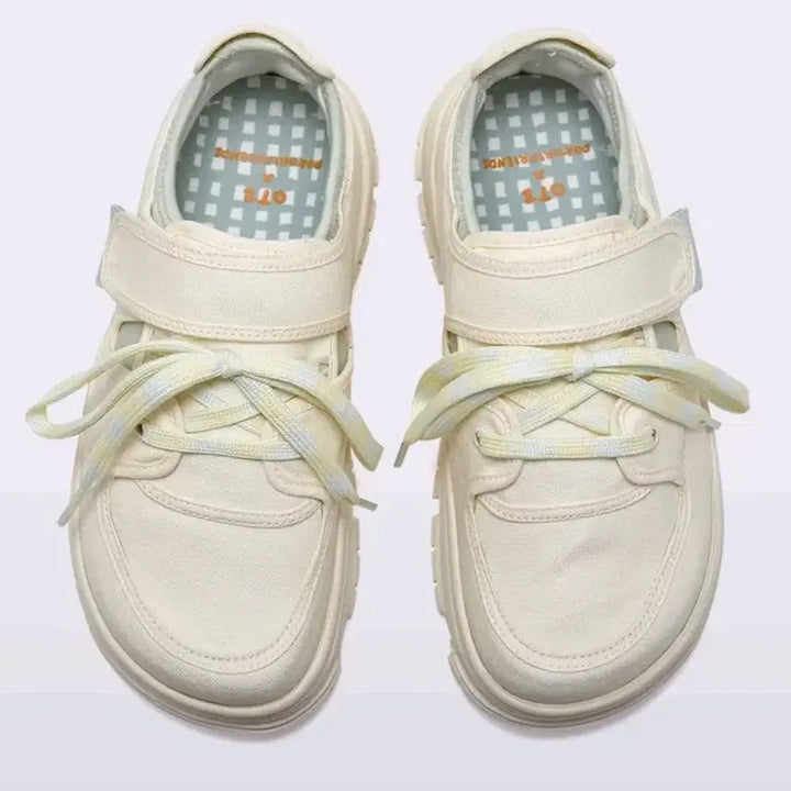 [BUNJANG] Ottie x Isle 3300 Canvas High Sneakers / 오찌x이슬로 포코리프렌즈 3300 캔버스하이 FLOTFA0W23 220