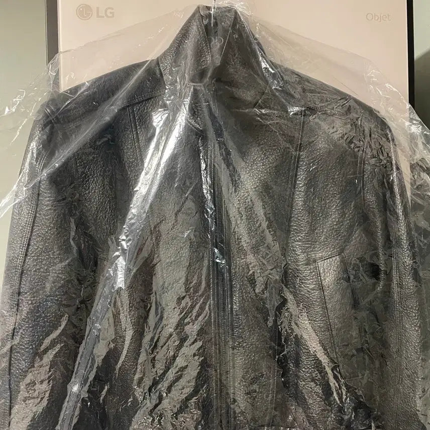 [BUNJANG] ELMOOD Saint Lambskin Leather Bomber Jacket Black 44 / 엘무드 세인트 램스킨 레더 보머 자켓 블랙 44사이즈