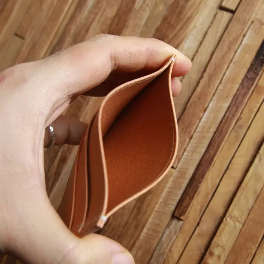 [BUNJANG] BROWNTONE Vegetable Tanned Leather Card Wallet / 수제 베지터블 가죽 카드지갑