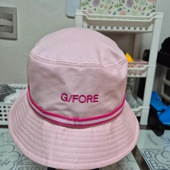 [BUNJANG] GFORE Pink Bucket Hat / 지포어 GFORE 핑크 버킷햇 모자