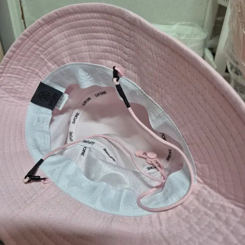 [BUNJANG] GFORE Pink Bucket Hat / 지포어 GFORE 핑크 버킷햇 모자