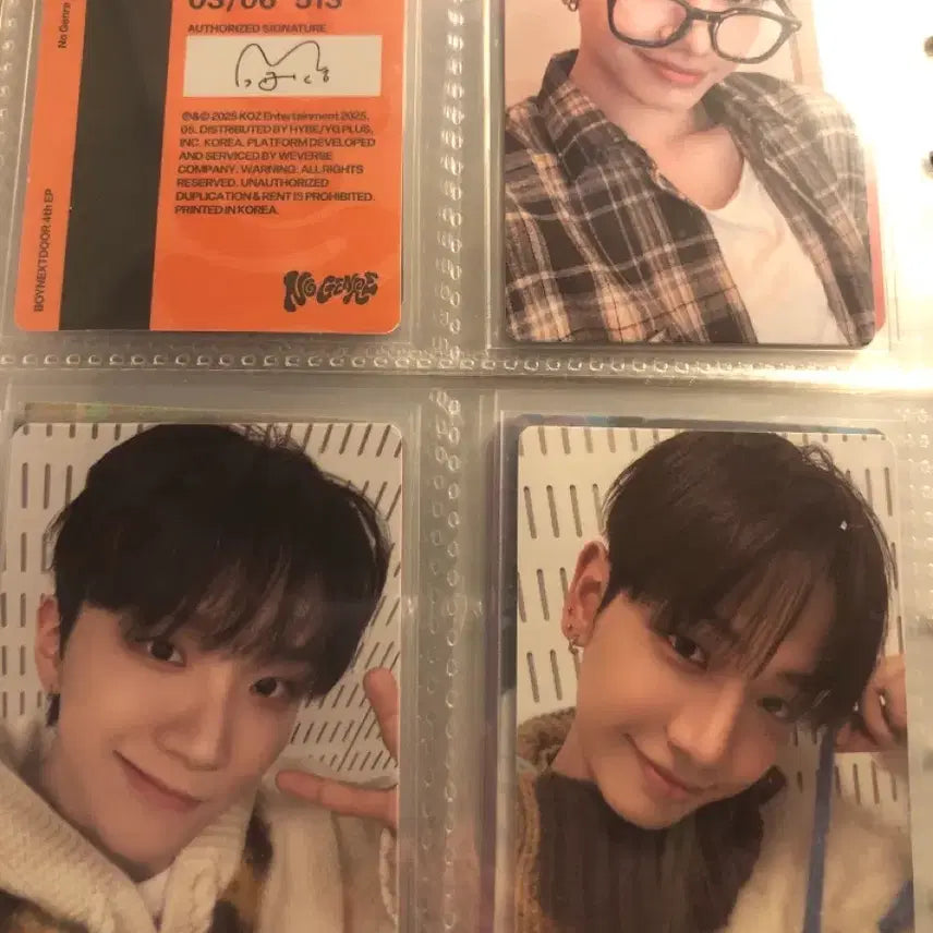 [BUNJANG] BOYNEXTDOOR Photocard / 보이넥스트도어 포카 판매 탈덕처분