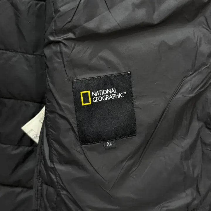 [BUNJANG] National Geographic Black Lightweight Down Jacket / [XL] 내셔널지오그래픽 블랙 경량 다운 자켓점퍼