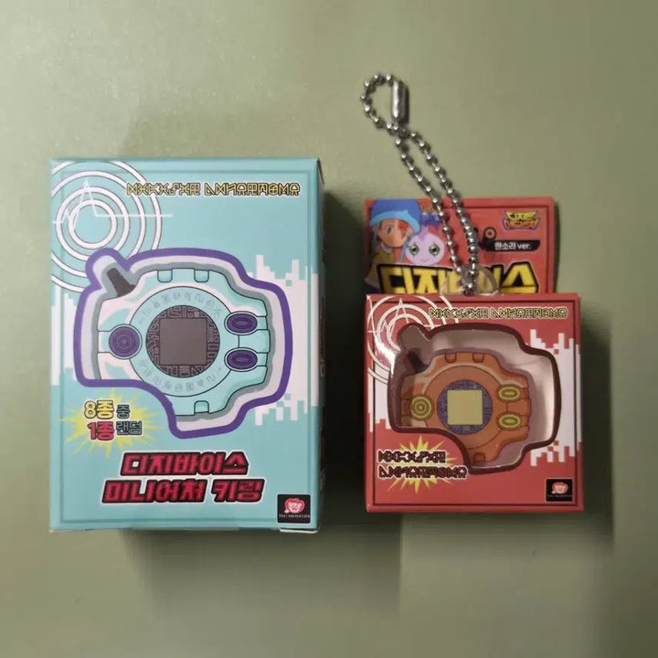 [BUNJANG] Digimon Collaboration Cafe Omamake Random Digivice Package Keyring Sora &amp; Piyomon / 디지몬 콜라보 카페 오마케 랜덤 디지바이스 패키지 키링 한소라 피요몬